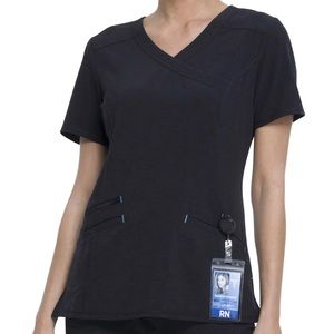 Scrubstar Scrubs Top Black